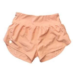Simply Southern Peach Lined Tech Running Shorts Women's Small
